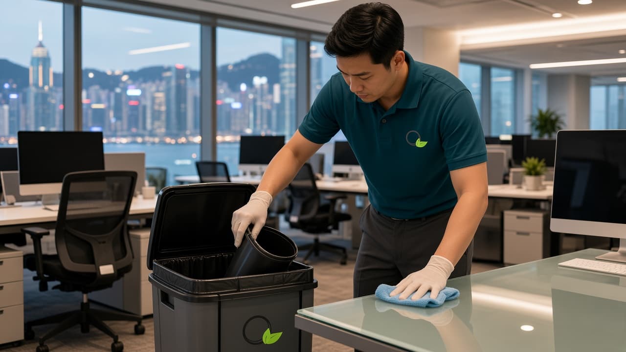辦公室清潔 (示意圖)